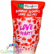 Damhert Love Hearts - bezglutenowe wegańskie żelki serduszka bez cukru