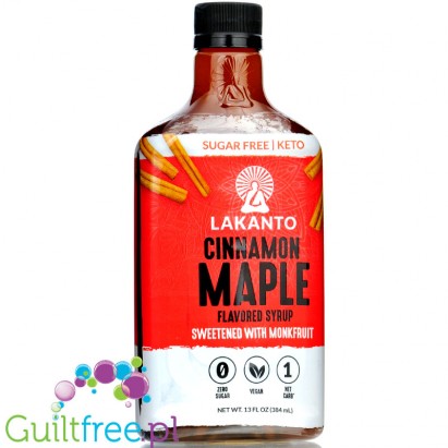 Lakanto Sugar Free Cinnamon Maple Flavored Syrup - 13 fl oz