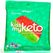 Kiss My Keto Watermelon Slices - MCT infused fruity gummy bears