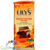 Lily's Sweets No Sugar Added 55% Dark Chocolate Filled Bar Peanut Butter