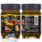 Walden Farms Garlic & Herbs Pasta Sauce - Czosnkowo-ziołowy sos do makaronu, bez tłuszczu