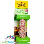 Pickerd Zuckerfreie Dekor-Perlchen - kolorowa posypka 'cukrowa' bez cukru