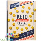 Schoolyard Snacks Keto Cereal Peanut Butter - keto płatki śniadaniowe bez cukru 56% białka