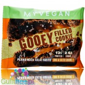 MyProtein Vegan Gooey Filled Protein Cookie Chocolate & Salted Caramel - wegańskie ciastko białkowe
