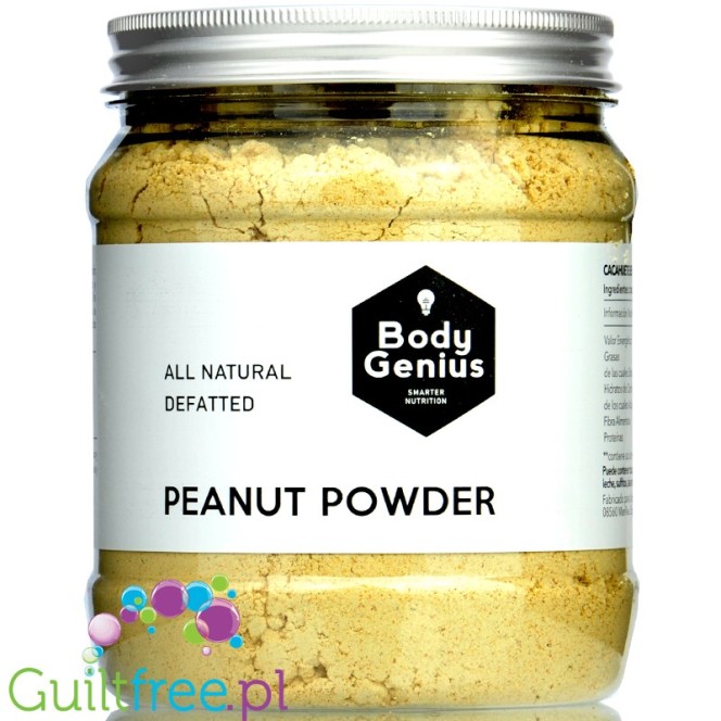 My Body Genius Defatted Peanut Flour, all-natural lightly roasted Peanut Flour