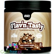 ESN Flav'N'Tasty Dark Cookie Crumb 250g - skoncentrowany dietetyczny aromat w proszku, Ciasteczka & Biała Czekolada