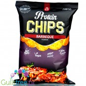 Nano Ä Vegan Protein Chips Hot Barbecue - wegańskie chipsy białkowe BBQ bez soi i mleka