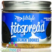 FitStyle FITspread Black Cookies - migdałowy krem ciasteczkowy bez cukru i maltitolu