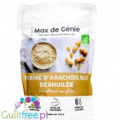 Max De Génie Organic Degreased Peanut Flour all-natural lightly roasted Peanut Flour