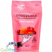 Food2Smile Fruit-Tastic - MEGA niskokaloryczne błonnikowe żelki bez cukru