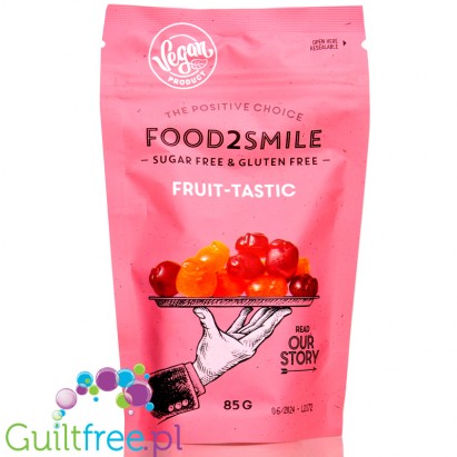 Food2Smile Fruit-Tastic - błonnikowe żelki bez cukru w owocowych smakach