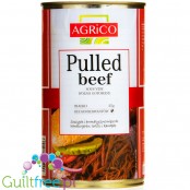 Agrico Pulled Beef 1,25kg - szarpana wołowina w sosie własnym, genialny skład & makro
