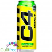 Cellucor C4 Explosive Energy Twisted Limeade - napój energetyczny bez cukru 0kcal, 160mg kofeiny