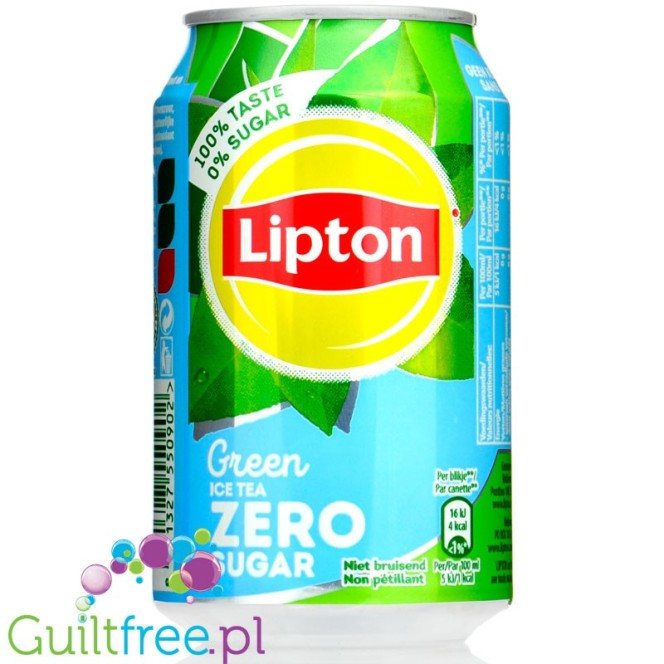 Lipton Green Tea Zero 330ml - zielona herbata zero kcal bez cukru, puszka