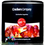 Crackers Company C sugar free cola bottles jellies