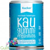 Xucker Xummi Freshmint - miętowa guma do żucia bez cukru 74% ksylitolu, puszka 67 gum