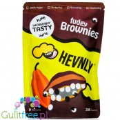 HEVNLY Vegan Fudgy Brownies - mix do niskowęglowodanowego czekoladowego brownie bez cukru