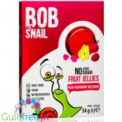 Bob Snail Jellies Pear, Raspberry & Beetroot 54g - wegańskie batony bez dodatku cukru Gruszka, Malina & Burak
