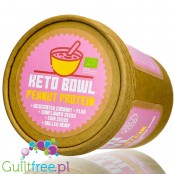 Diet Food Bio Keto Bowl Peanut Protein Kubek - ketogeniczna granola śniadaniowa z orzechami, kokosem i sezamem