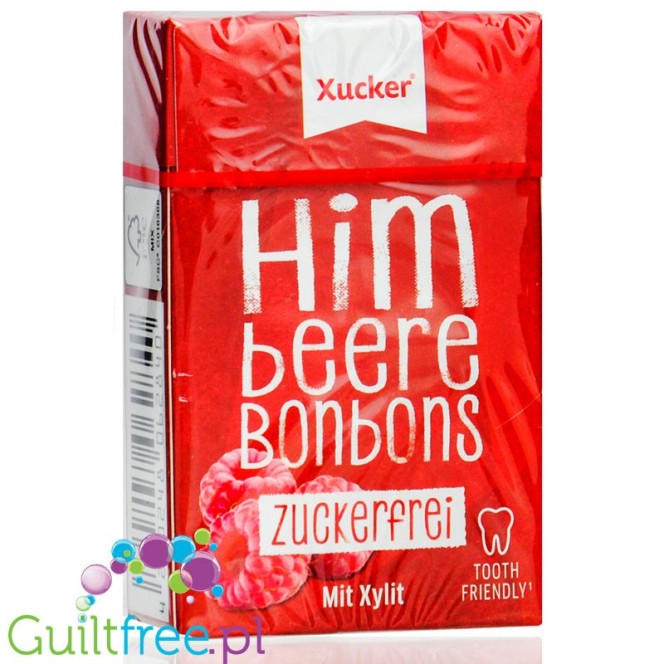 Xucker Himbeere Bombons - sugar-free candies with xylitol, raspberry flavor