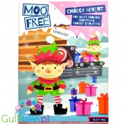 Moo Free Choccy Advent - kalendarz adwentowy - wegański, bezglutenowy, bez mleka, soi, glutenu i oleju palmowego