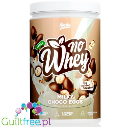 Rocka Nutrition No Whey Milky Choco Eggs (Limited) - wegańska odżywka białkowa 5 źródeł białka