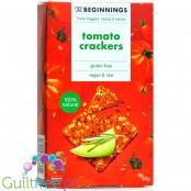 The Beginnings Tomato Crackers - vegan gluten-free RAW crackers with tomatoes