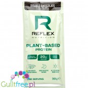Reflex Nutrition Plant Double Chocolate- wegańska odżywka białkowa bez soi, Podwójna Czekolada, saszetka