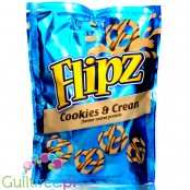Flipz Cookies & Cream (CHEAT MEAL) - precelki w polewie ciasteczkowej