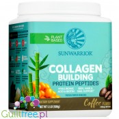 Sunwarrior Collagen Building Peptides, Coffee (+ Caffeine) - wegańska odżywka białkowa stymulująca wytwarzanie kolagenu
