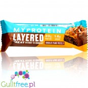 MyProtein 6 Layer Chocolate Peanut Pretzel - sześciowarstwowy baton białkowy z precelkami w polewie czekoladowej