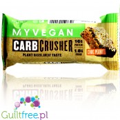 MyProtein Vegan Carb Crusher Choc Peanut - wegański baton proteinowy bez cukru, Czekolada & Masło Orzechowe