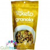 Kiss My Keto Granola, Peanut Butter & Chocolate Chips - keto granola śniadaniowa, Czekolada & Masło Orzechowe