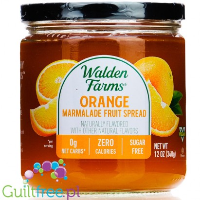 Walden Farms Orange Marmalade USA version with stevia & monk fruit