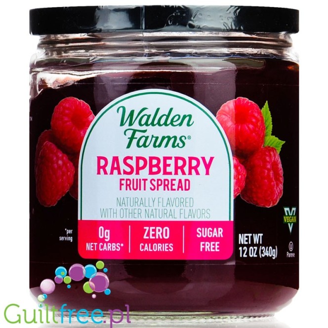 Walden Farms Raspberry Fruit Spread USA version with stevia & monk fruit