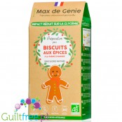 Max De Génie Biscuits de Noël - mieszanka na bezglutenowe pierniczki bez białego cukru, niskie IG