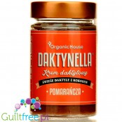Organic House Daktynella Pomarańcza - pomarańczowy krem daktylowo-kokosowy bez dodatku cukru, wegański & organiczny