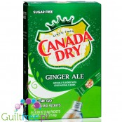 Canada Dry Ginger Ale Drink Mix Singles to Go 5kcal - saszetki bez cukru, napój instant