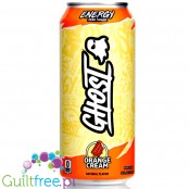 Ghost Energy Drink Orange Cream - napój energetyczny 0kcal, 200mg kofeiny, AstraGin®, Alpha-GPC, NeuroFactor™