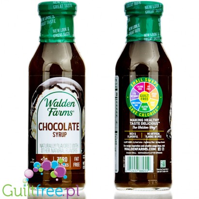 Walden Farms Chocolate Syrup USA version, no sucralose, with stevia