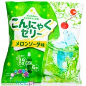 iaFoods Melon Soda - japońskie melonowe żelki konjaku w saszetkach, 17kcal