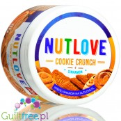 Allnutrition Nutlove Cookie Crunch Cinnamon - krem ciasteczkowy z cynamonem bez dodatku cukru