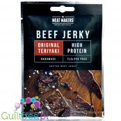Meat Makers Beef Jerky Teriyaki - suszona wołowina jerky 11g białka & 69kcal