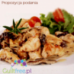 High protein and low fat meal, Chicken and mushroom with cream 