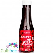 OstroVit Jelly Squeeze Cherry - gęsta polewa frużelinowa bez dodatku cukru, owoce w żelu, Wiśnia