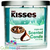 Hershey's Kisses Mint Truffle Scented Candle - świeczka zapachowa (Trufle Czekoladowe & Miętowe Nadzienie)