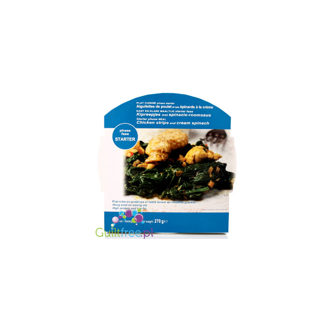 Dieti Meal Kurczak w kremowym sosie szpinakowym - kompletny obiad 230kcal & 31g białka