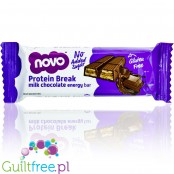 Novo Protein Break Bar - batonik a la KitKat bez cukru, wafel w mlecznej czekoladzie