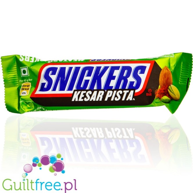 Snickers Pistachio (Kesar Pista) (CHEAT MEAL) - indyjski Snickers z pistacjami