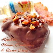 KoxBar Maple, Cranberry & Bacon Crisp hand crafted gourmet protein bar